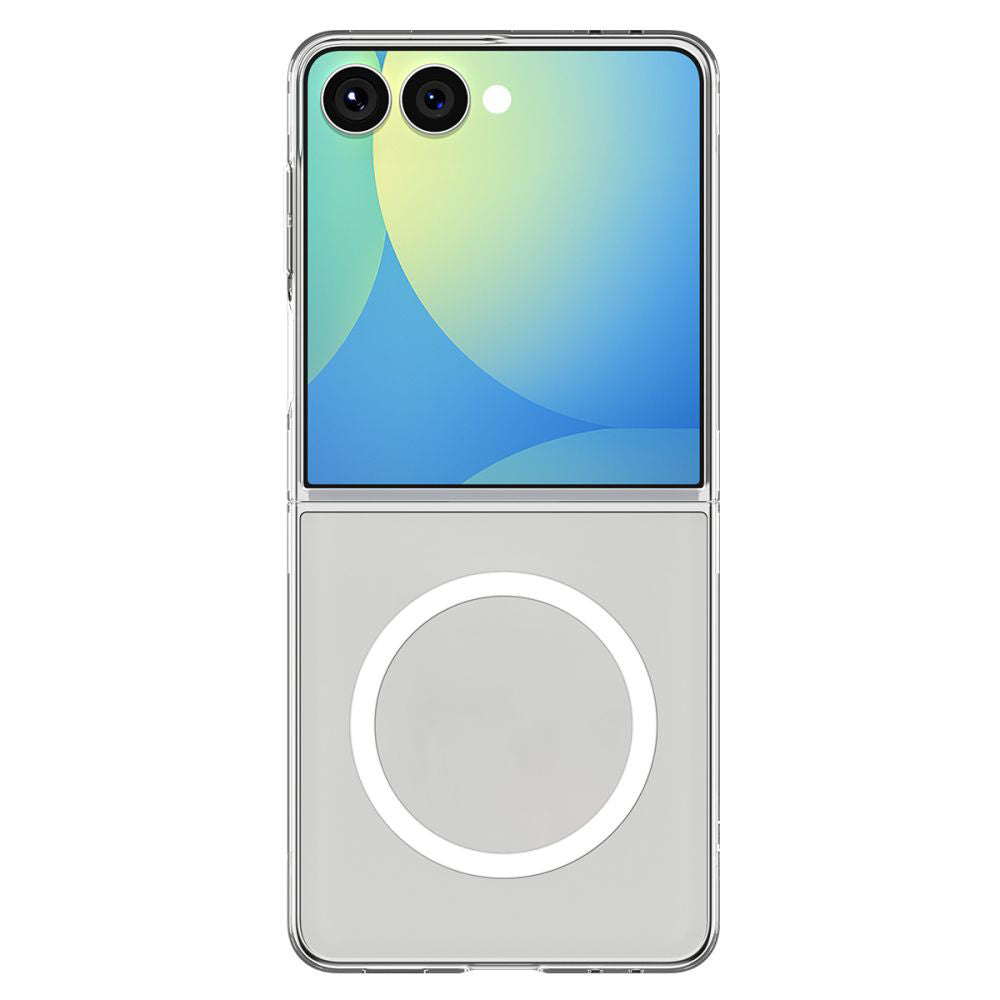 MagSafe-kuori Samsung Galaxy Z Flip7 F766:lle, Spigen, Air Skin, Läpinäkyvä ACS09556