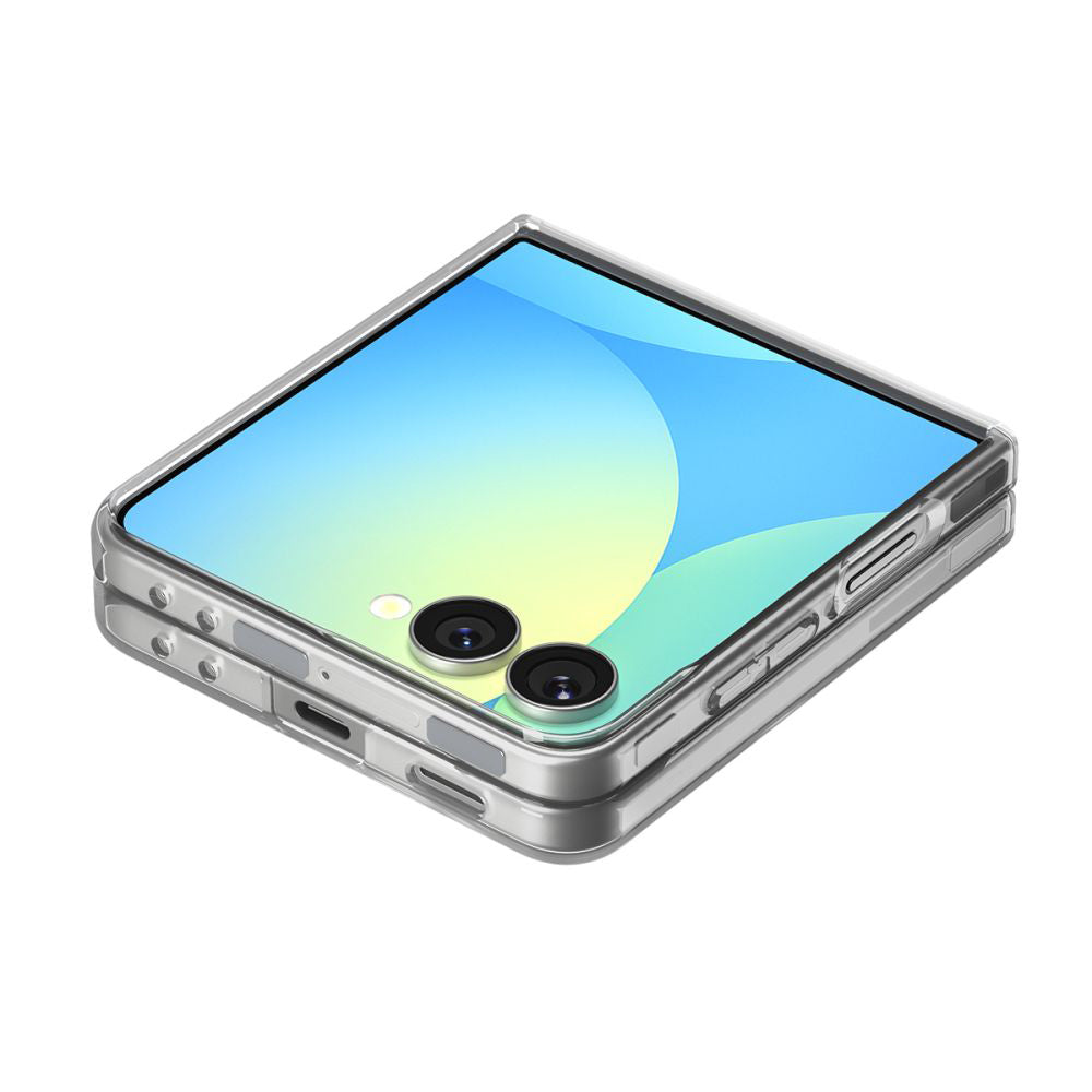 MagSafe-kuori Samsung Galaxy Z Flip7 F766:lle, Spigen, Air Skin, Läpinäkyvä ACS09556