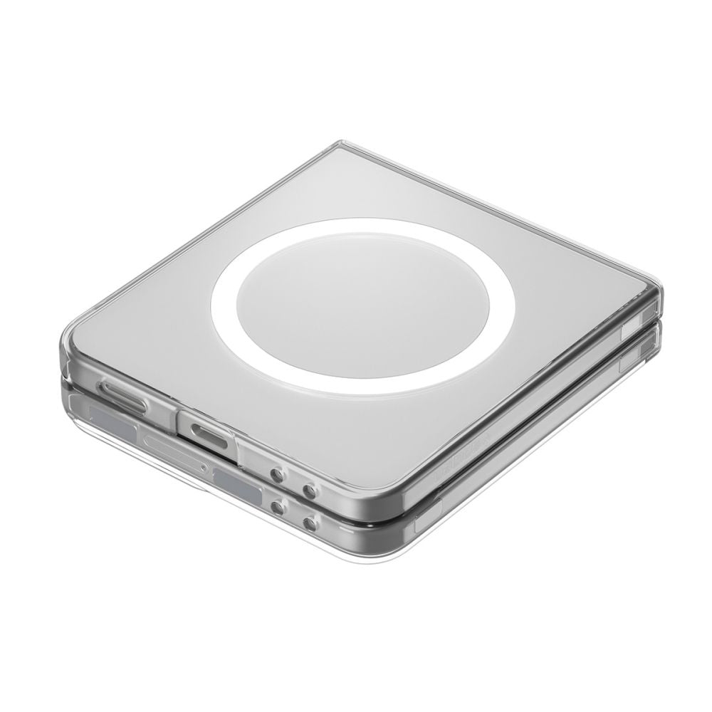 MagSafe-kuori Samsung Galaxy Z Flip7 F766:lle, Spigen, Air Skin, Läpinäkyvä ACS09556