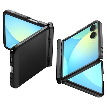 MagSafe-kotelo Samsung Galaxy Z Flip7 F766:lle, Spigen, Tough Armor Pro, Musta ACS09561