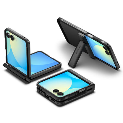MagSafe-kotelo Samsung Galaxy Z Flip7 F766:lle, Spigen, Tough Armor Pro, Musta ACS09561