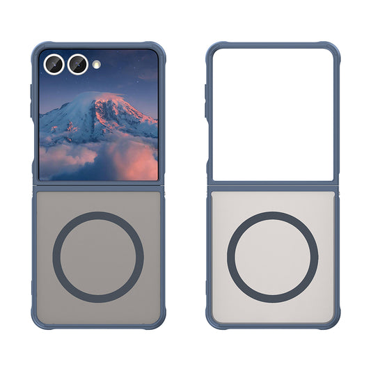 MagSafe-kuori Samsung Galaxy Z Flip7 F766:lle, Techsuit, HaloFrost II, Laivastonsininen