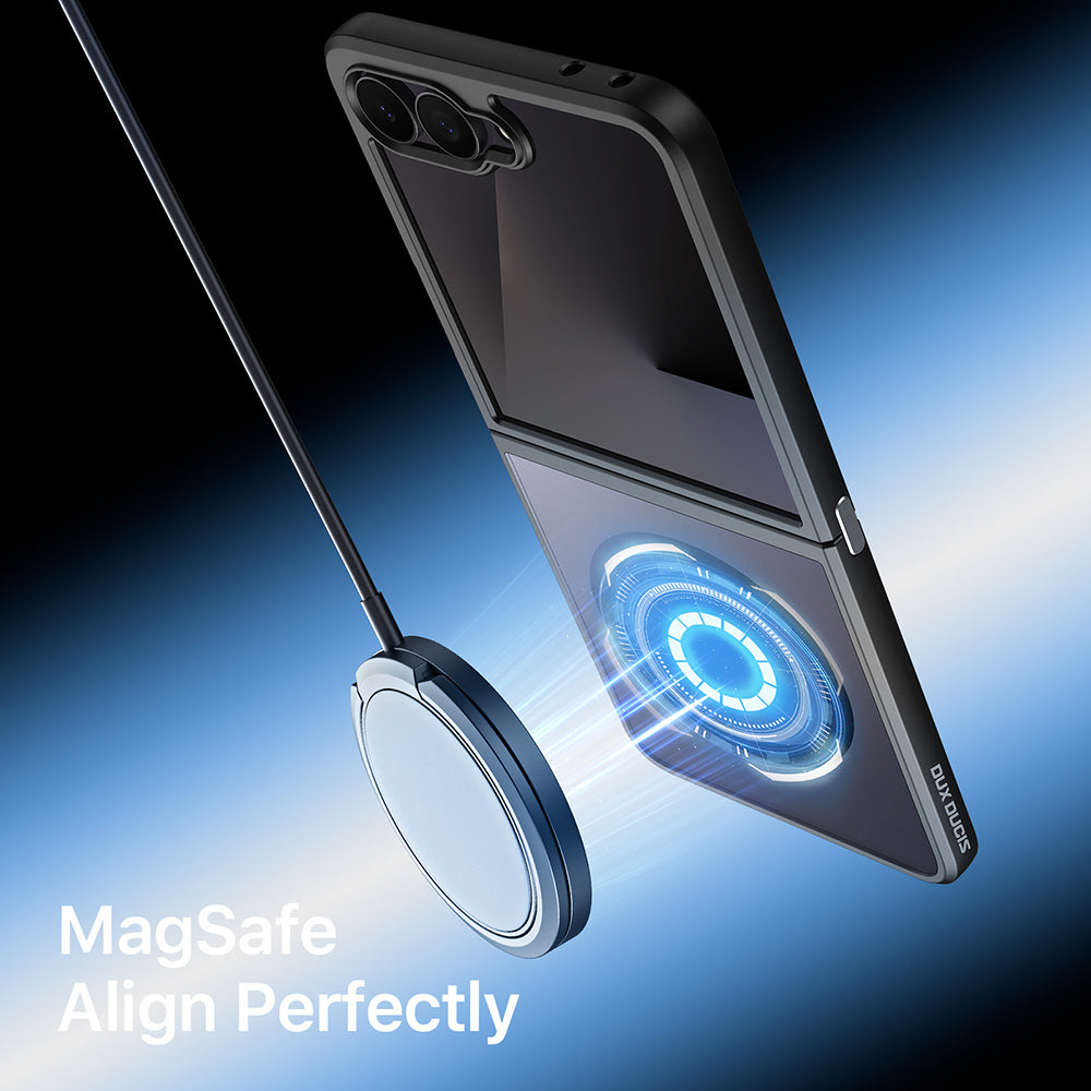 MagSafe-kuori Samsung Galaxy Z Flip8 F776:lle, DUX DUCIS, Aimo, Musta
