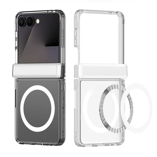 MagSafe-kuori Samsung Galaxy Z Flip8 F776:lle, DUX DUCIS, Selkeä, Läpinäkyvä