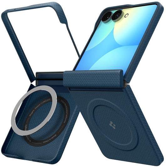MagSafe-kuori Samsung Galaxy Z Flip8 F776:lle, Spigen, Air Skin, Laivastonsininen ACS11514