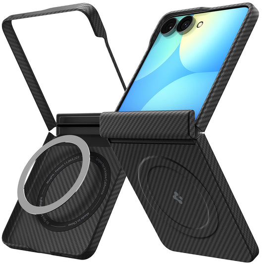 MagSafe Case for Samsung Galaxy Z Flip8 F776, Spigen, Air Skin, Black ACS11513