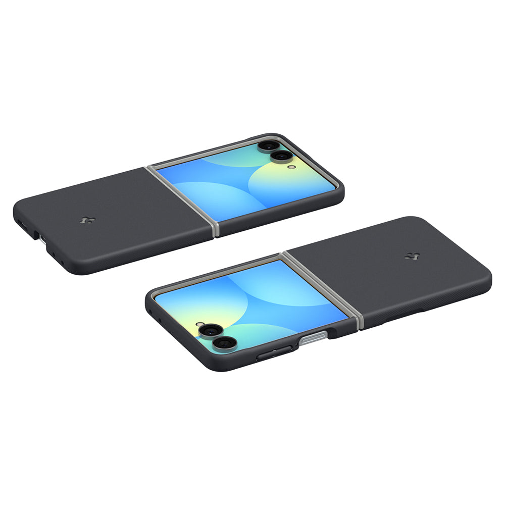 MagSafe-kuori Samsung Galaxy Z Flip8 F776:lle, Spigen, Caseology Nano Pop, Musta ACS11523