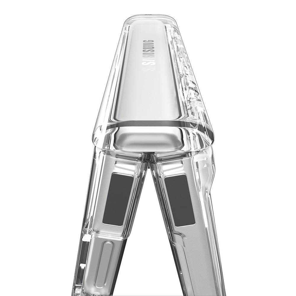 MagSafe-kuori Samsung Galaxy Z Flip8 F776:lle, Spigen, Ultra Hybrid Pro, Kirkas Valkoinen ACS11524