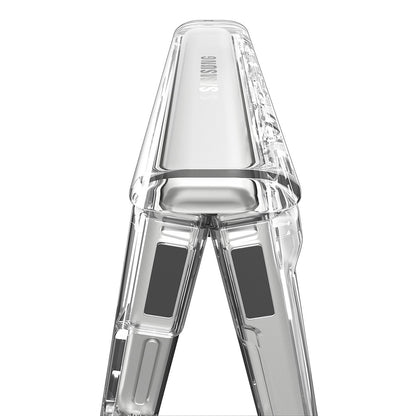 MagSafe-kuori Samsung Galaxy Z Flip8 F776:lle, Spigen, Ultra Hybrid Pro, Kirkas Valkoinen ACS11524