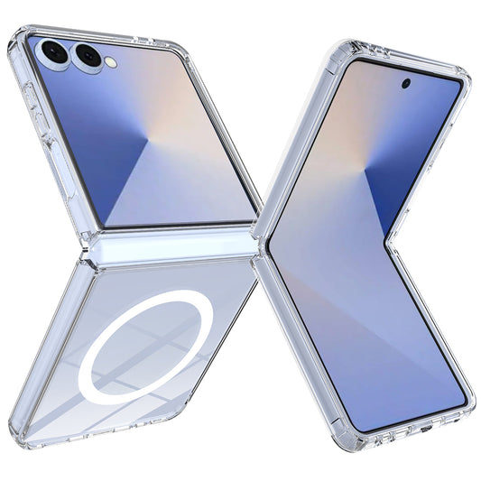 MagSafe-kuori Samsung Galaxy Z Flip8 F776:lle, Techsuit, Pro, Läpinäkyvä