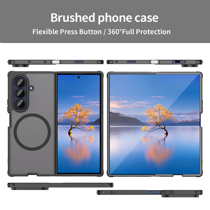 MagSafe-kuori Samsung Galaxy Z Fold7 F966:lle, Techsuit, HaloFrost II, Musta