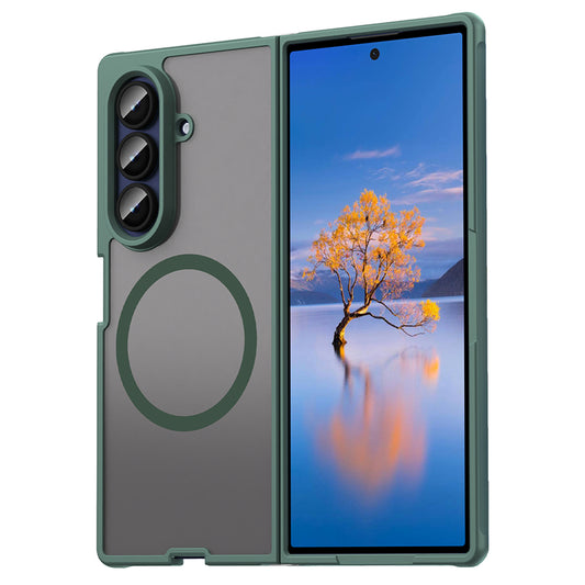 MagSafe-kuori Samsung Galaxy Z Fold7 F966:lle, Techsuit, HaloFrost II, Vihreä