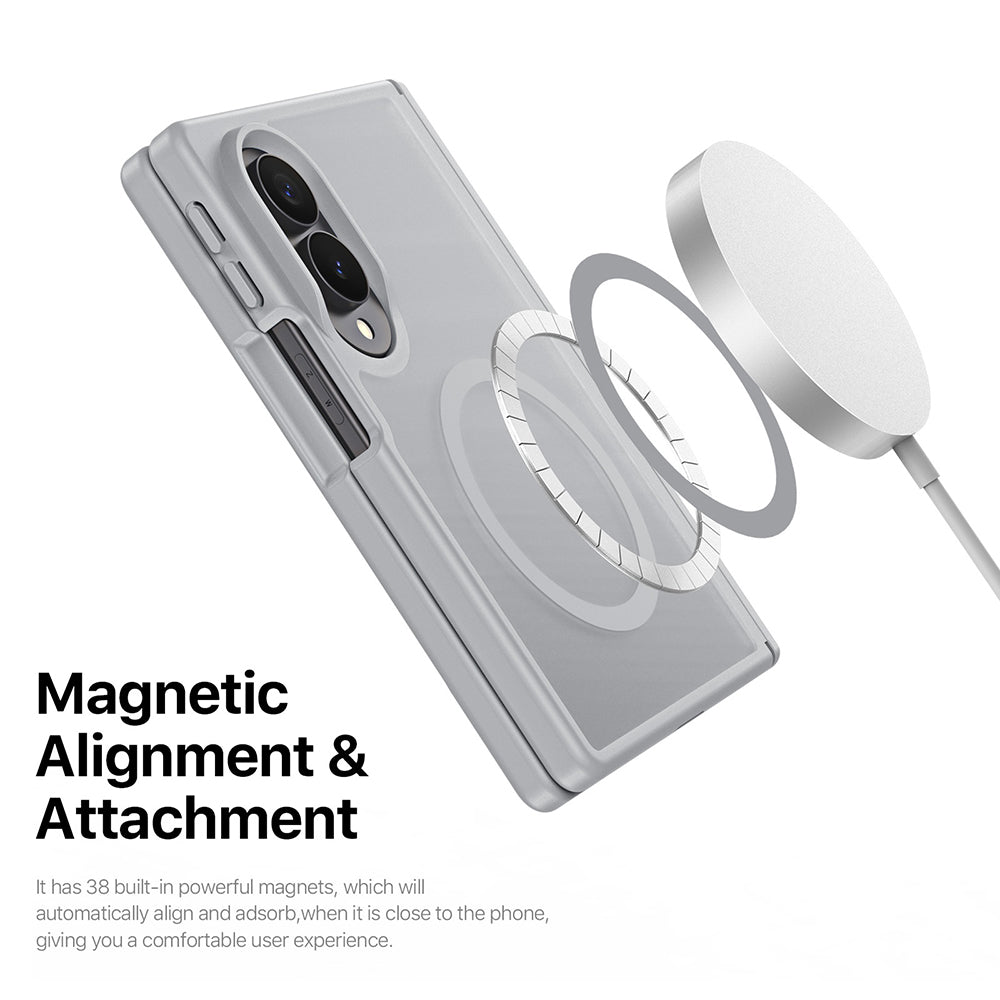 MagSafe-kuori Samsung Galaxy Z Fold8 F971 -puhelimelle, DUX DUCIS, Yind, harmaa