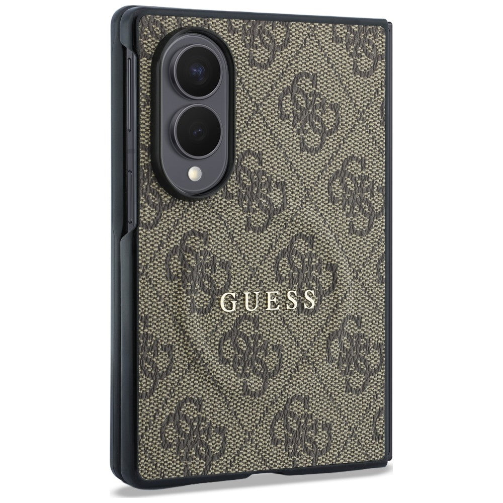 MagSafe-kuori Samsung Galaxy Z Fold8 F971:lle, Guess, 4G Leather Classic, Ruskea