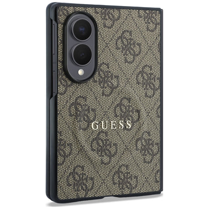MagSafe-kuori Samsung Galaxy Z Fold8 F971:lle, Guess, 4G Leather Classic, Ruskea