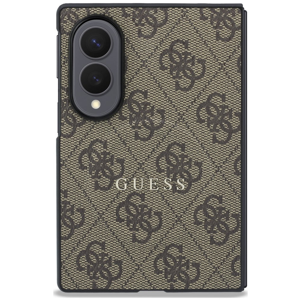 MagSafe-kuori Samsung Galaxy Z Fold8 F971:lle, Guess, 4G Leather Classic, Ruskea