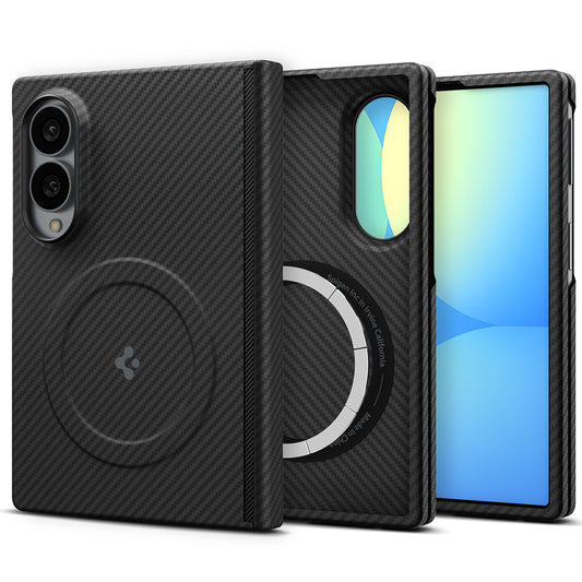 MagSafe-kuori Samsung Galaxy Z Fold8 F971:lle, Spigen, Air Skin, Musta ACS11953