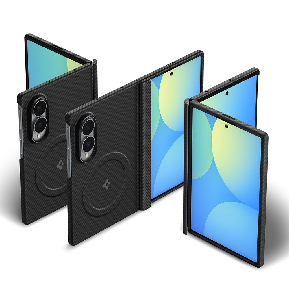 MagSafe-kuori Samsung Galaxy Z Fold8 F971:lle, Spigen, Air Skin, Musta ACS11953