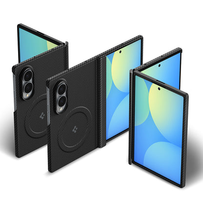 MagSafe-kuori Samsung Galaxy Z Fold8 F971:lle, Spigen, Air Skin, Musta ACS11953