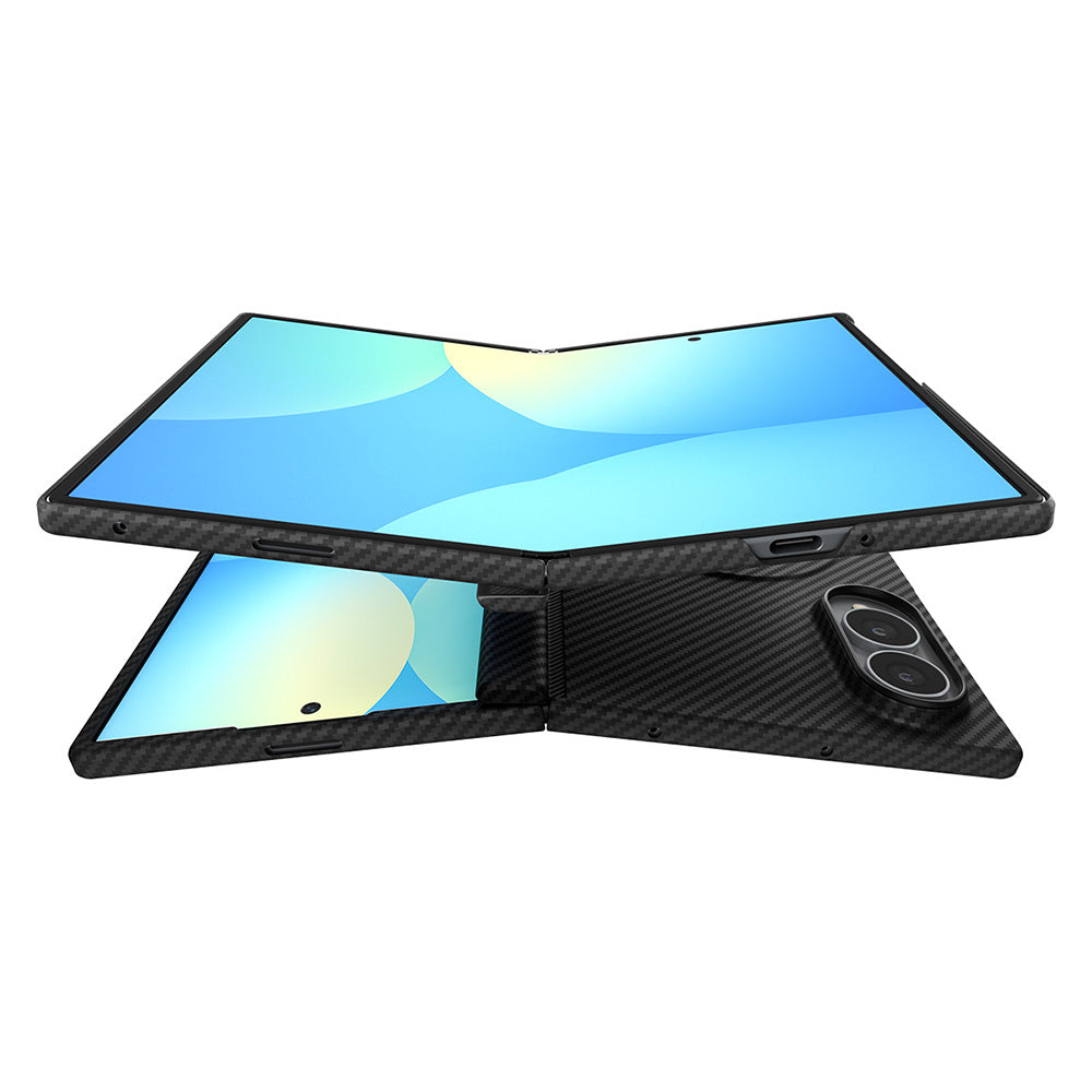 MagSafe-kuori Samsung Galaxy Z Fold8 F971:lle, Spigen, Air Skin, Musta ACS11953