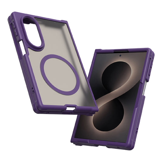 MagSafe-kuori Samsung Galaxy Z Fold8 F971:lle, Techsuit, HaloFrost II, Violetti