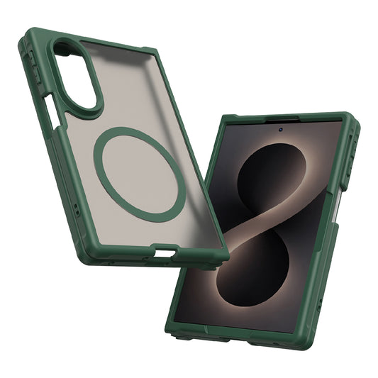 MagSafe-kuori Samsung Galaxy Z Fold8 F971:lle, Techsuit, HaloFrost II, Vihreä