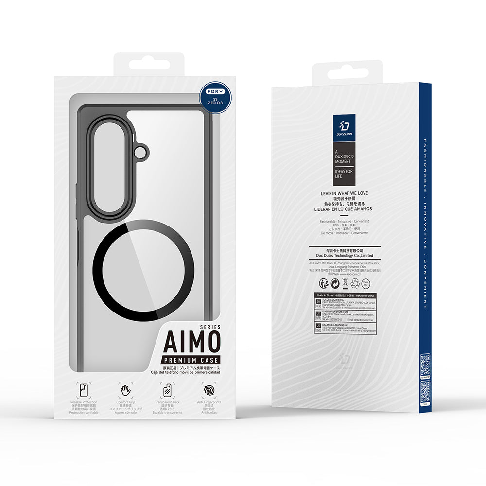 MagSafe-kuori Samsung Galaxy Z Fold8 Ultra F976:lle, DUX DUCIS, Aimo, Musta