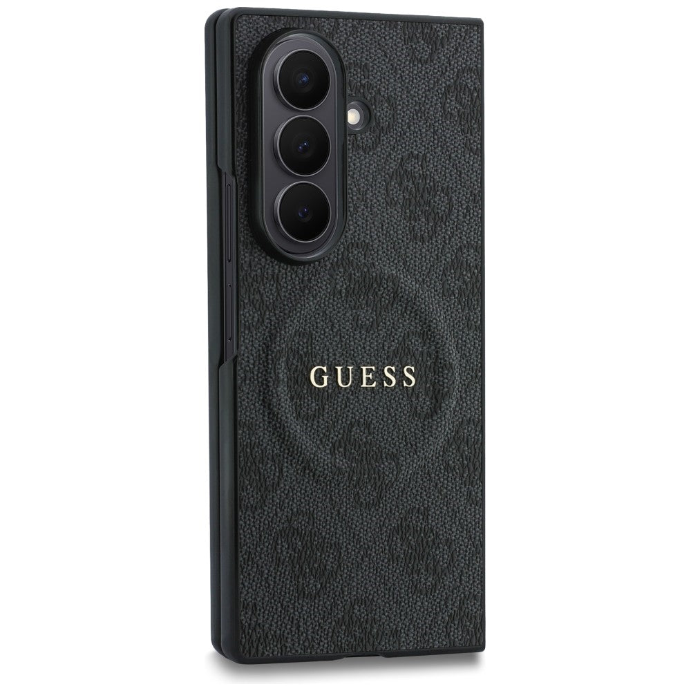 MagSafe-kuori Samsung Galaxy Z Fold8 Ultra F976:lle, Guess, 4G Leather Classic, Musta