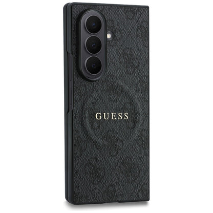MagSafe-kuori Samsung Galaxy Z Fold8 Ultra F976:lle, Guess, 4G Leather Classic, Musta