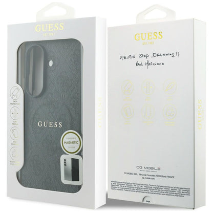 MagSafe-kuori Samsung Galaxy Z Fold8 Ultra F976:lle, Guess, 4G Leather Classic, Musta