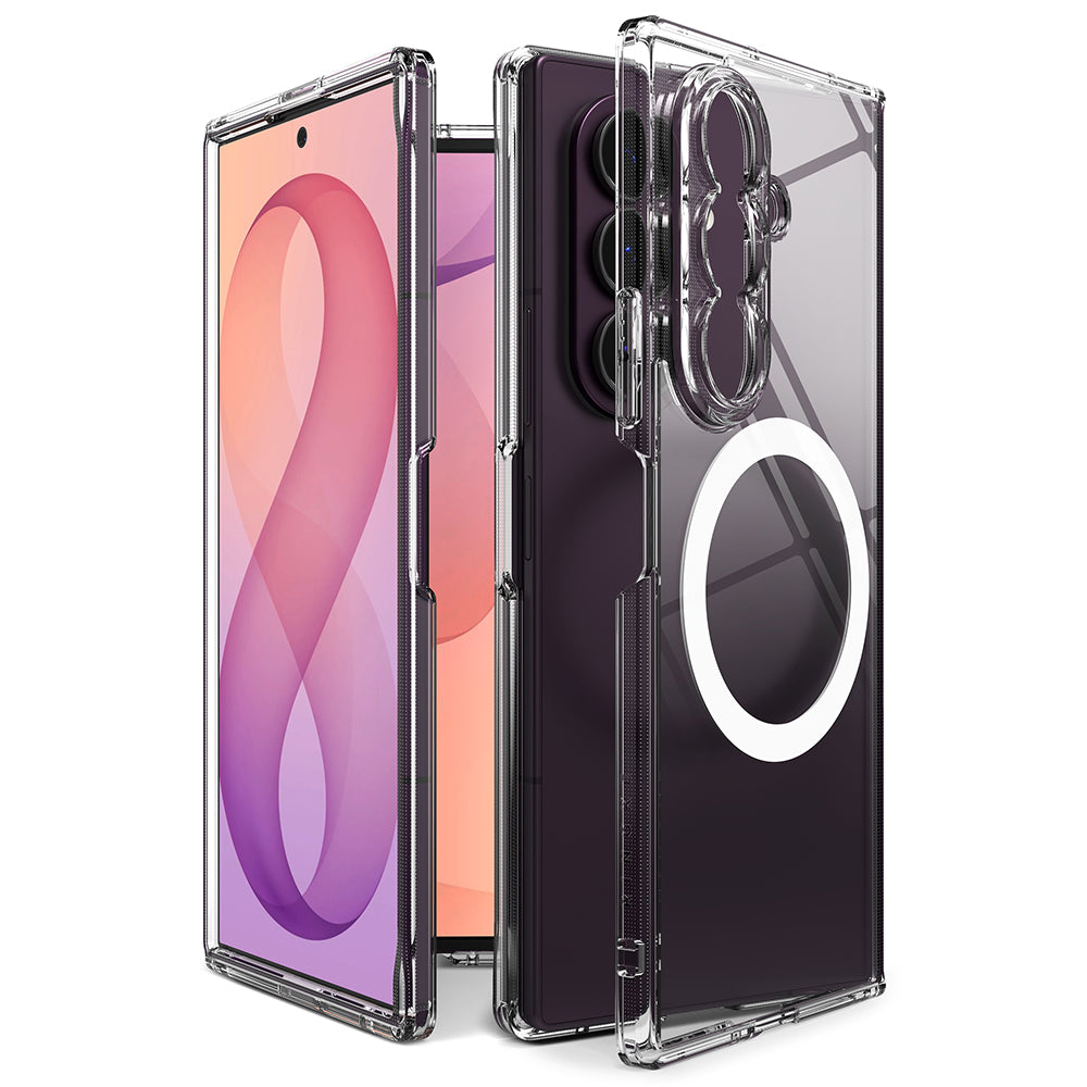 MagSafe-kuori Samsung Galaxy Z Fold8 Ultra F976:lle, Ringke, Fusion, Läpinäkyvä