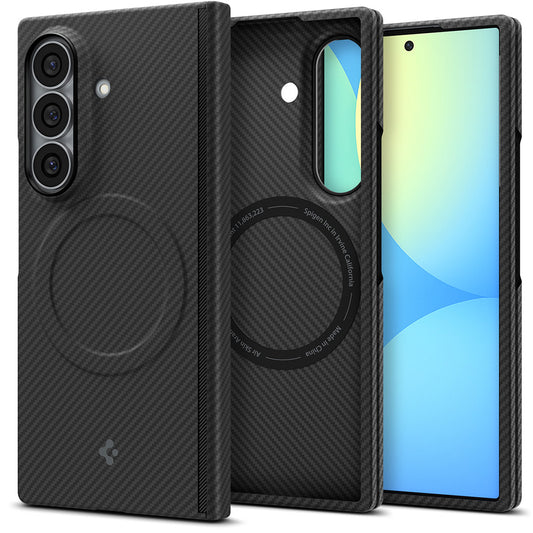 MagSafe-kuori Samsung Galaxy Z Fold8 Ultra F976:lle, Spigen, Air Skin, Musta ACS11510