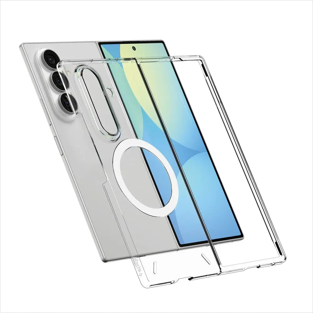 MagSafe-kuori Samsung Galaxy Z Fold8 Ultra F976:lle, Spigen, Air Skin, Kirkas Valkoinen ACS11505