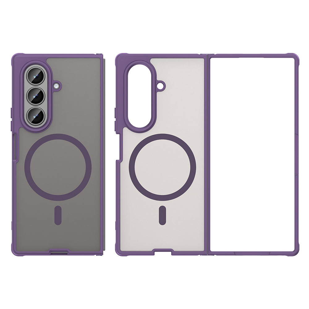 MagSafe-kuori Samsung Galaxy Z Fold8 Ultra F976:lle, Techsuit, HaloFrost II, Violetti