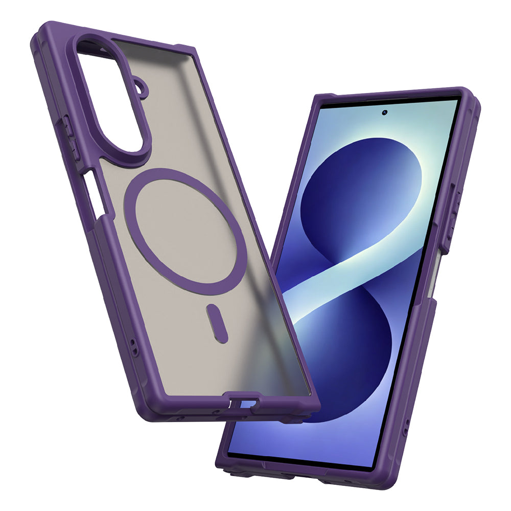 MagSafe-kuori Samsung Galaxy Z Fold8 Ultra F976:lle, Techsuit, HaloFrost II, Violetti