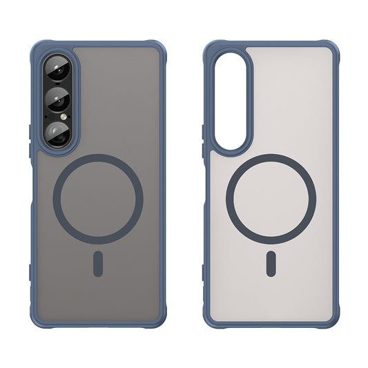 MagSafe-kuori Sony Xperia 1 VII:lle, Techsuit, HaloFrost II, Laivastonsininen