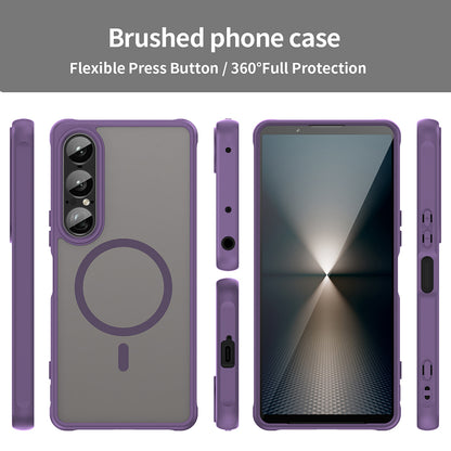 MagSafe Case for Sony Xperia 1 VII, Techsuit, HaloFrost II, Purple