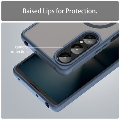 MagSafe-kuori Sony Xperia 1 VIII:lle, Techsuit, HaloFrost II, Laivastonsininen