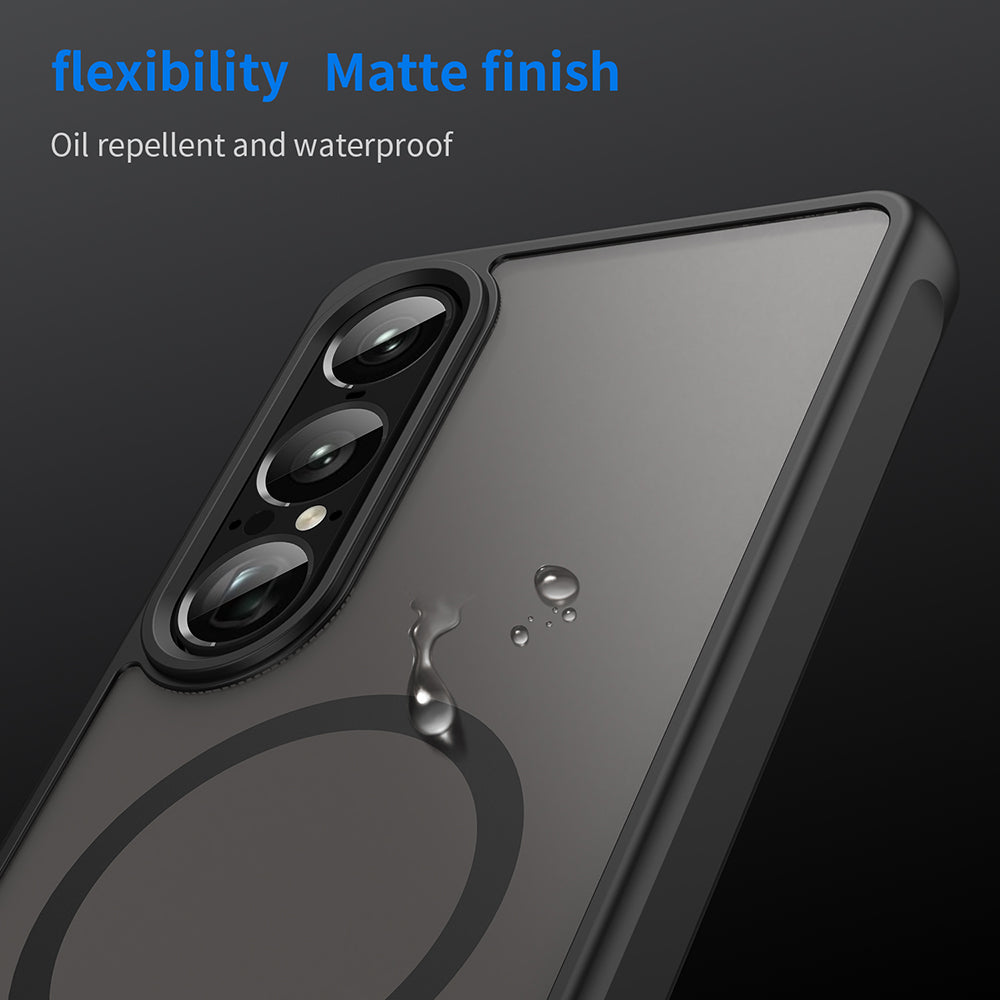 MagSafe-kuori Sony Xperia 1 VIII:lle, Techsuit, HaloFrost II, Musta