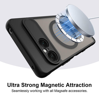 MagSafe-kuori Sony Xperia 10 VIII:lle, Techsuit, HaloFrost II, Musta