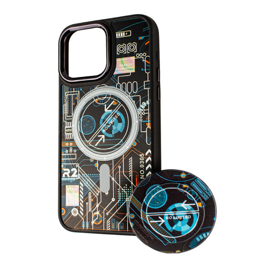 MagSafe-kuori Xiaomi Redmi A2 / A1:lle, BOTER, MagPopsocket Technology, Monivärinen