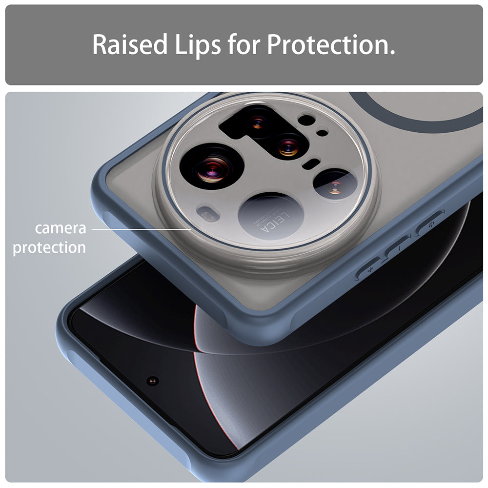 MagSafe-kuori Xiaomi 15 Ultralle, Techsuit, HaloFrost II, Laivastonsininen