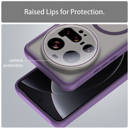 MagSafe Case for Xiaomi 15 Ultra, Techsuit, HaloFrost II, Purple