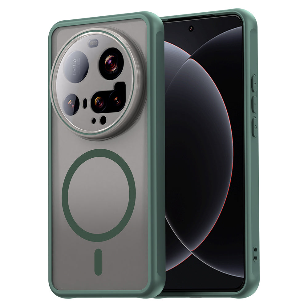 MagSafe Case for Xiaomi 15 Ultra, Techsuit, HaloFrost II, Green