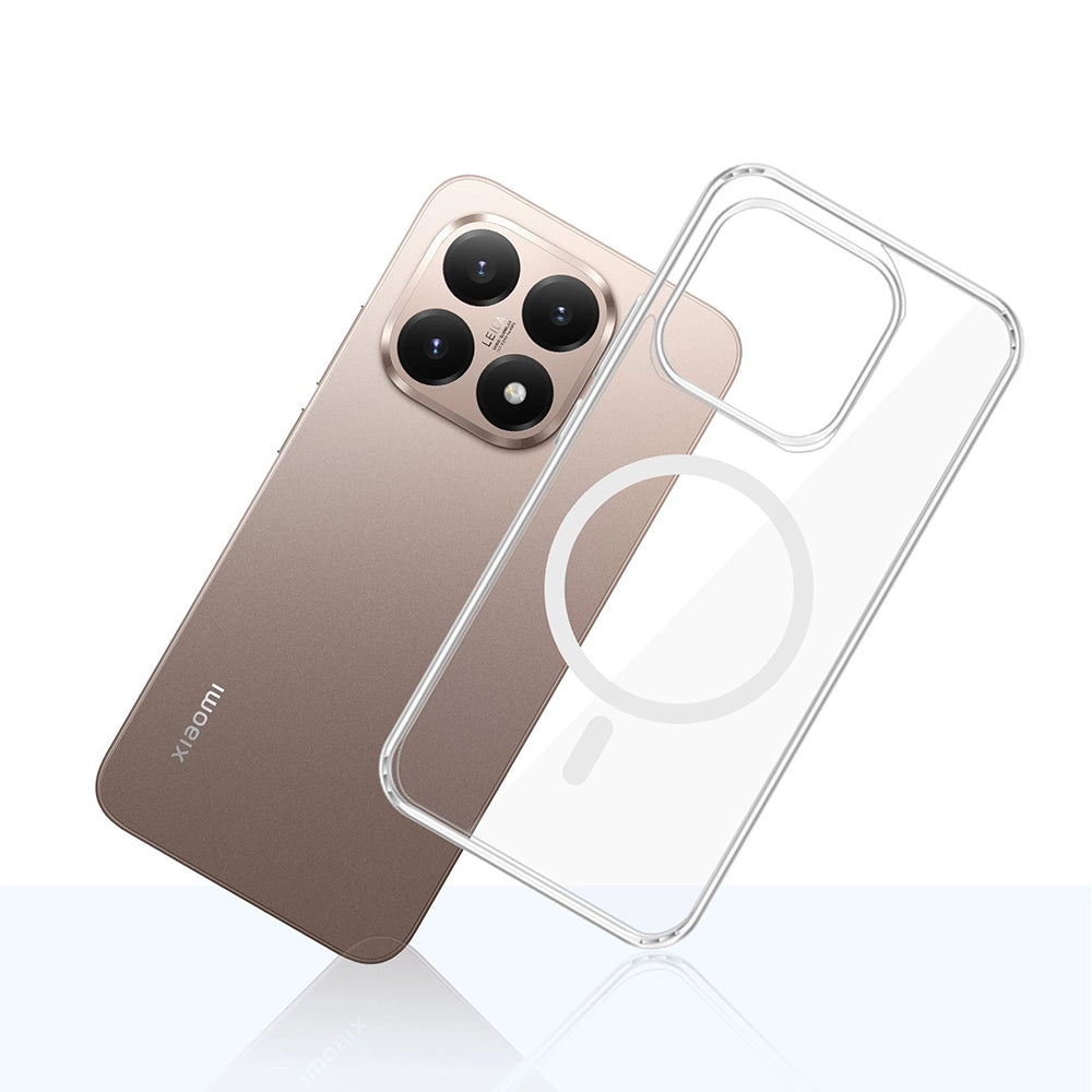 MagSafe-kotelo Xiaomi 15T:lle, 3MK, Armor MagCase, Läpinäkyvä