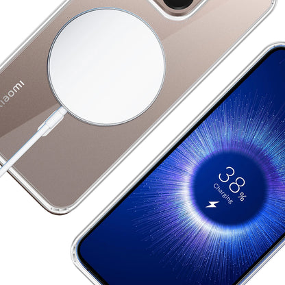 MagSafe-kotelo Xiaomi 15T:lle, 3MK, Armor MagCase, Läpinäkyvä