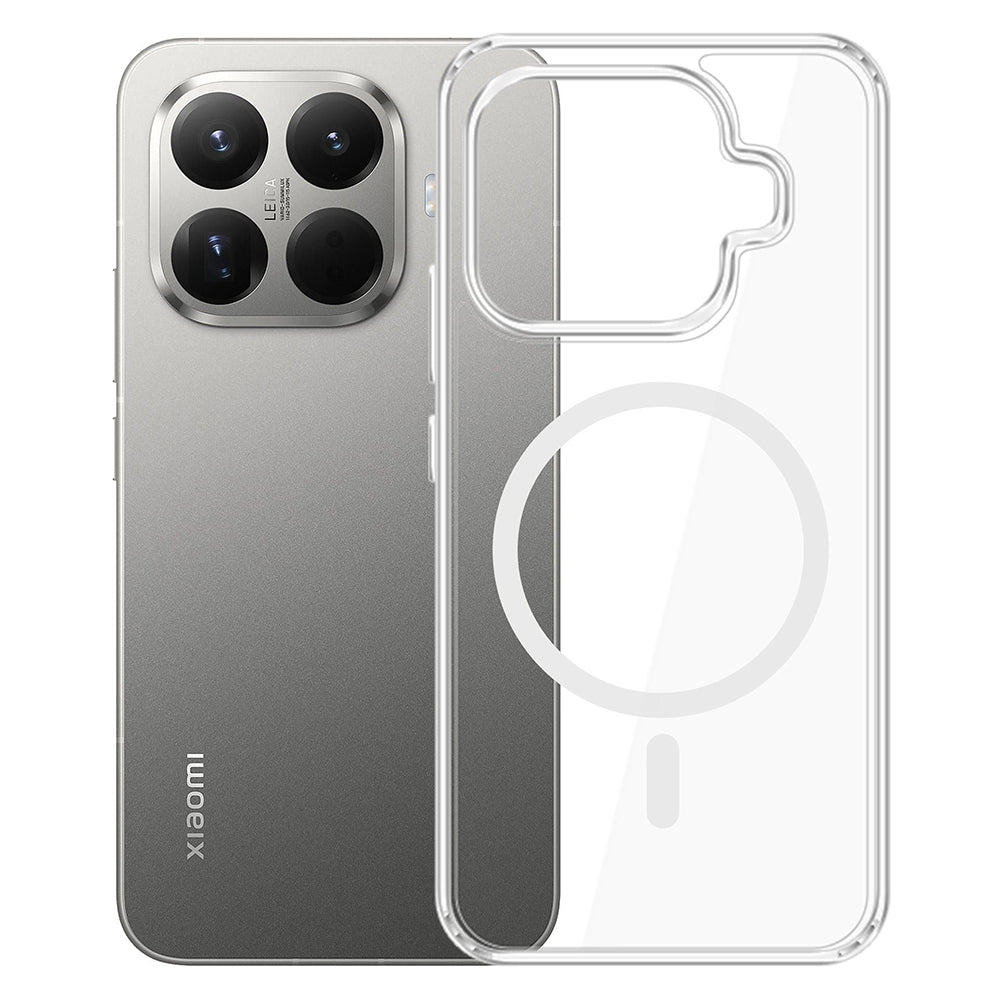 MagSafe-kotelo Xiaomi 15T Prolle, 3MK, Armor MagCase, Läpinäkyvä