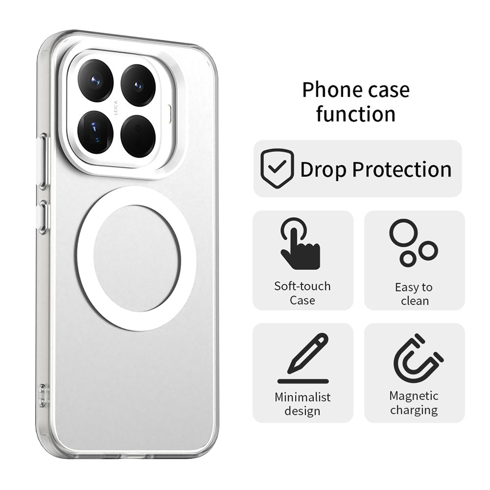 MagSafe-kotelo Xiaomi 15T Prolle, Techsuit, CandyCase, Valkoinen