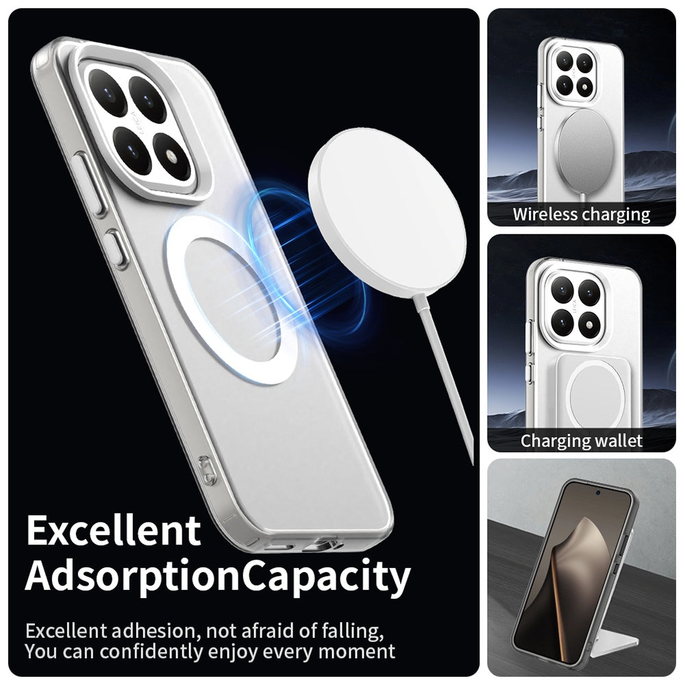 MagSafe-kotelo Xiaomi 15T:lle, Techsuit, CandyCase, Valkoinen