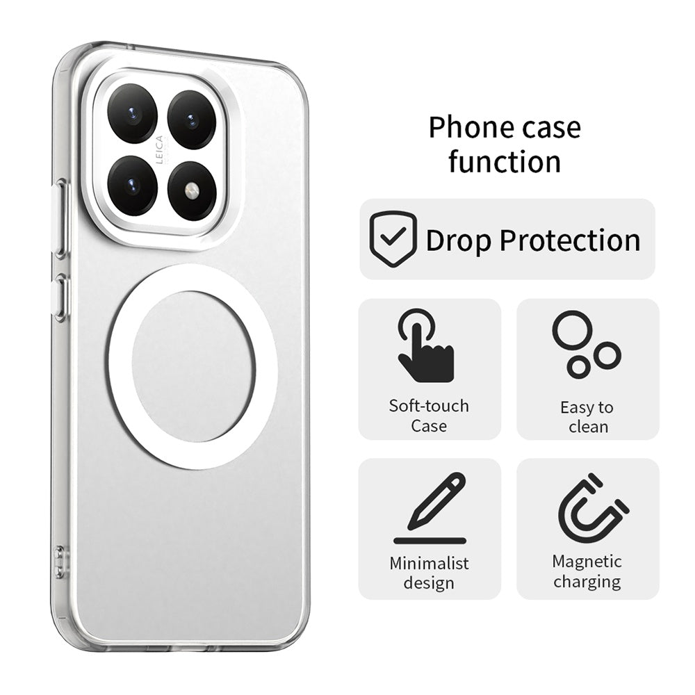 MagSafe-kotelo Xiaomi 15T:lle, Techsuit, CandyCase, Valkoinen